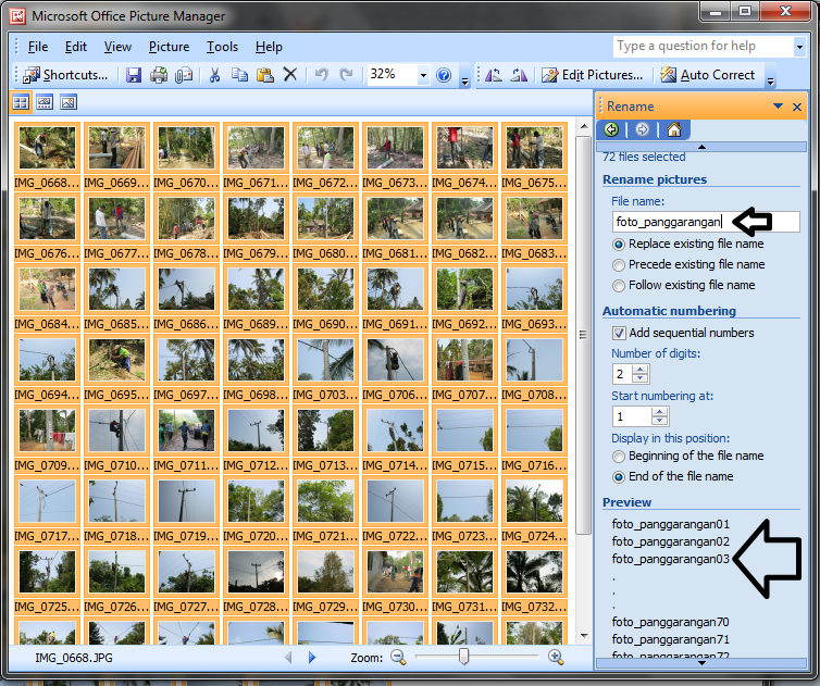 cara rename foto banyak 2