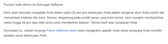 Iklan Google Adsense Tidak Tampil Karena PIN Tidak Sampai 4